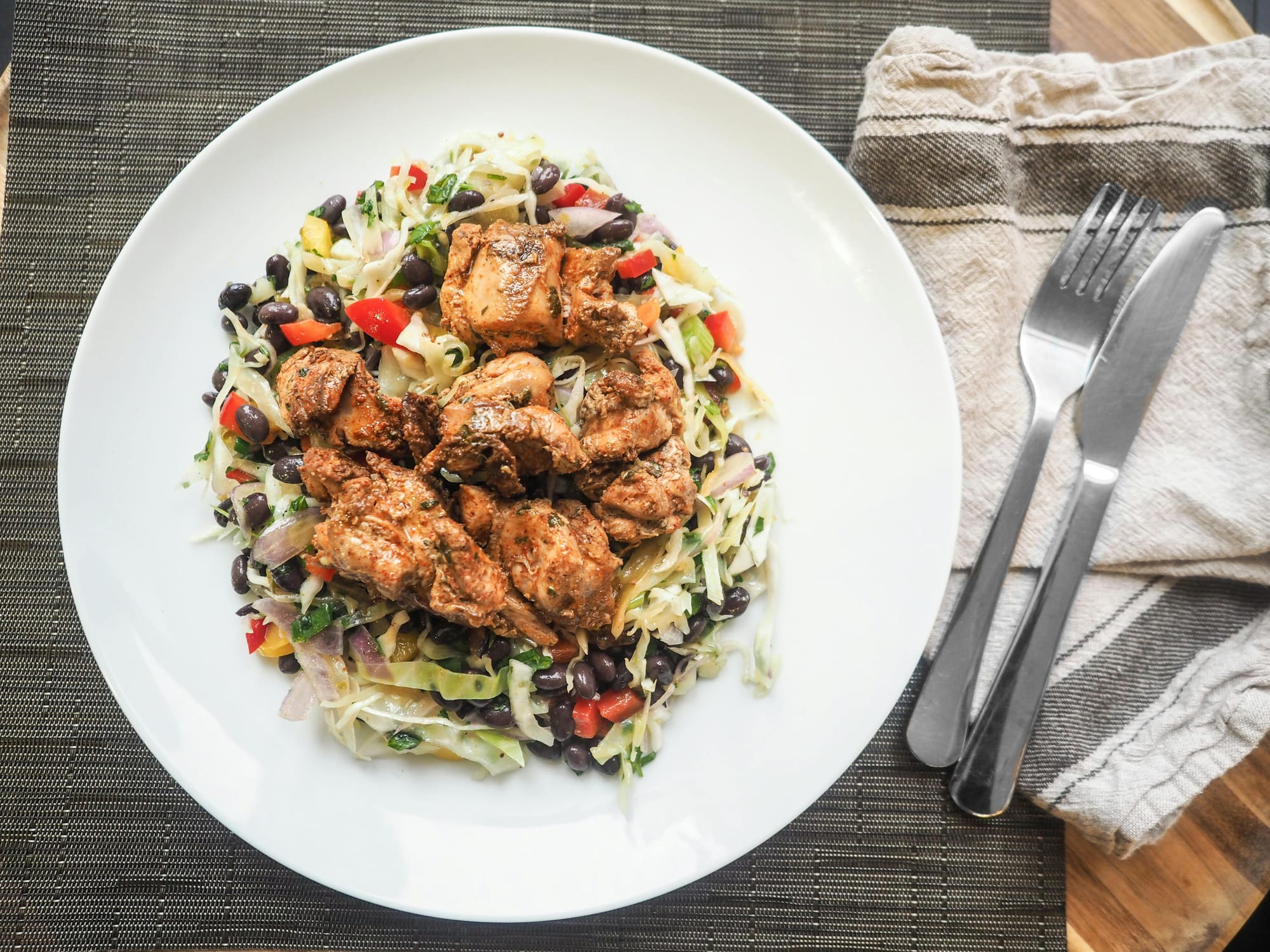 Sheet-Pan Chicken with Black Beans & Squash: Easy One-Dish Meal